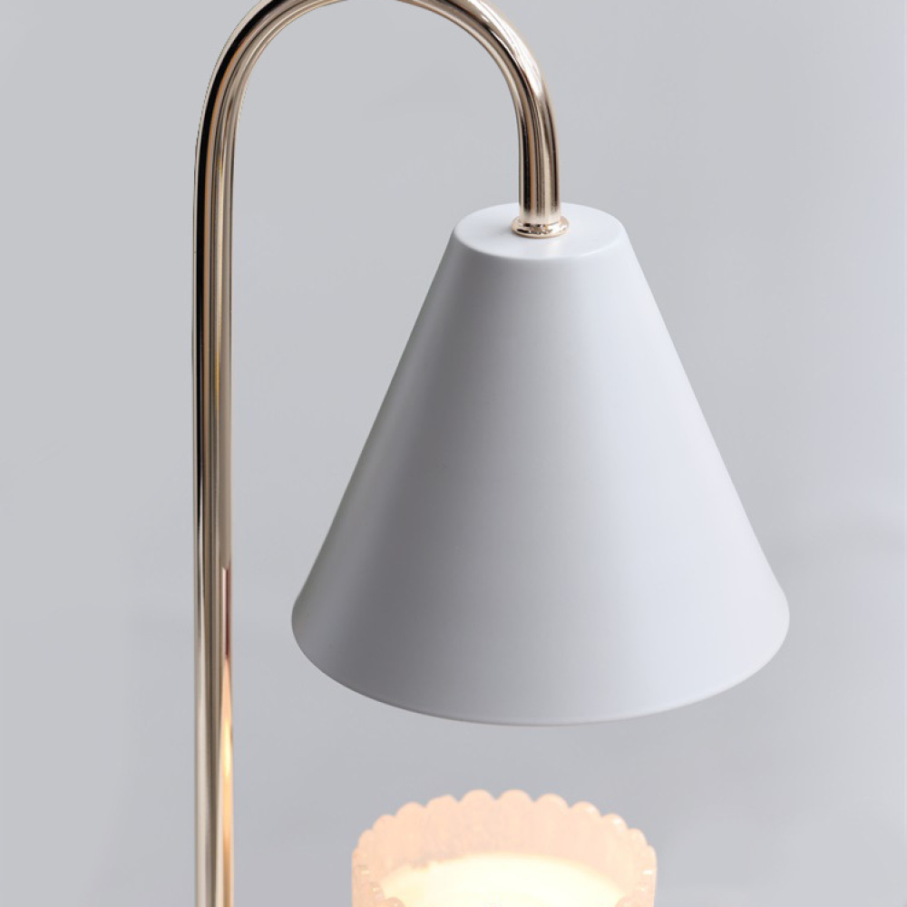 Home Fragrance Candles - Modern Candle Warmer Lamp Wood Aroma