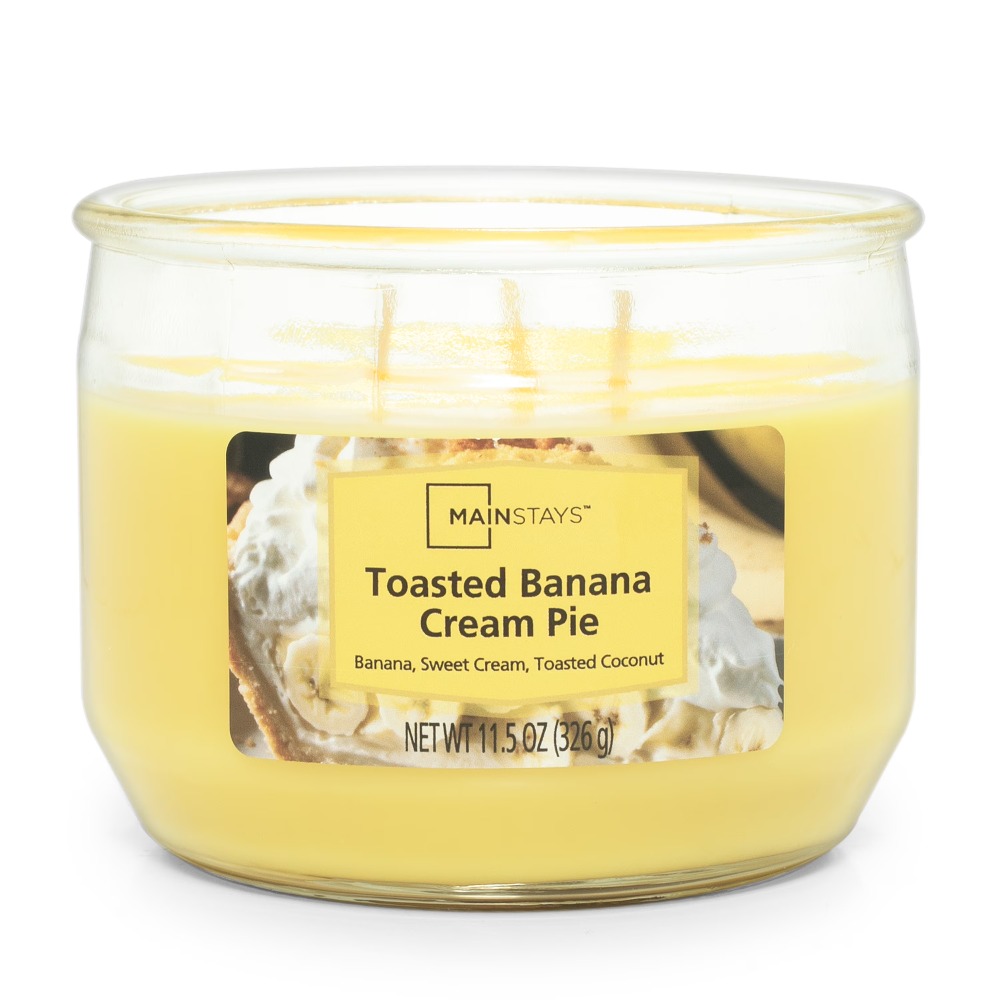 Home Fragrance Candles - Toasted Banana Cream Pie Scented Large