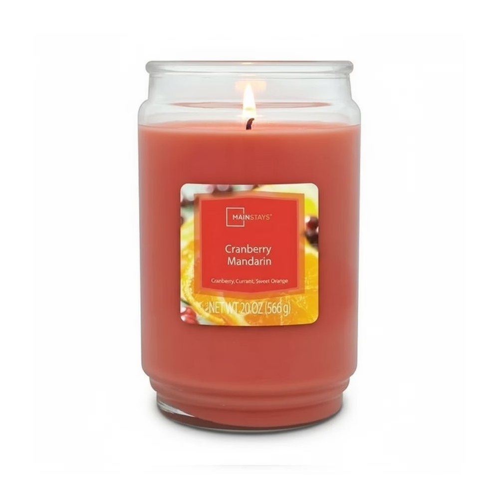 Cranberry Mandarin Scented Can - Home Fragrance Candles ulasan dan harga