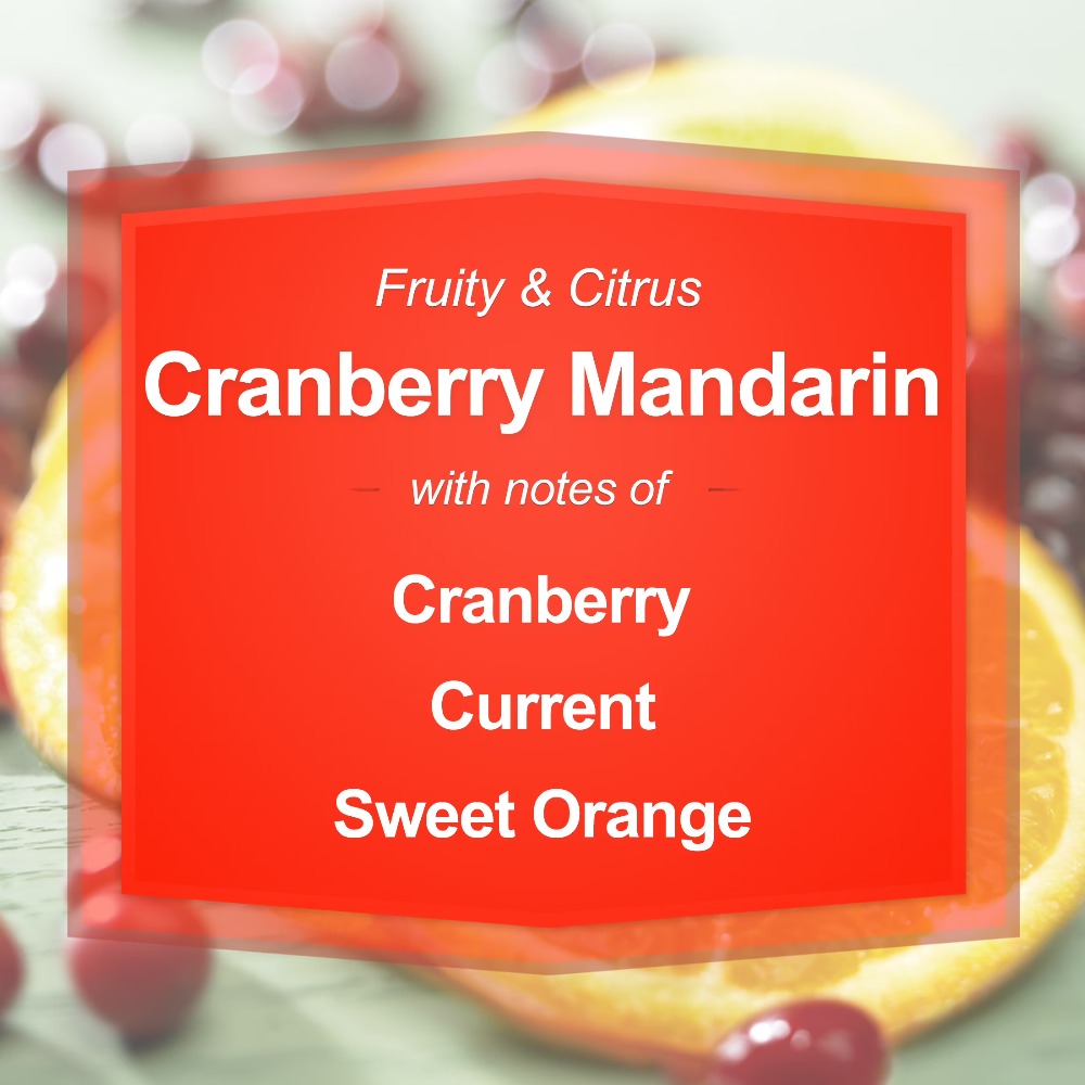 Cranberry Mandarin Scented Can - Home Fragrance Candles ulasan dan harga
