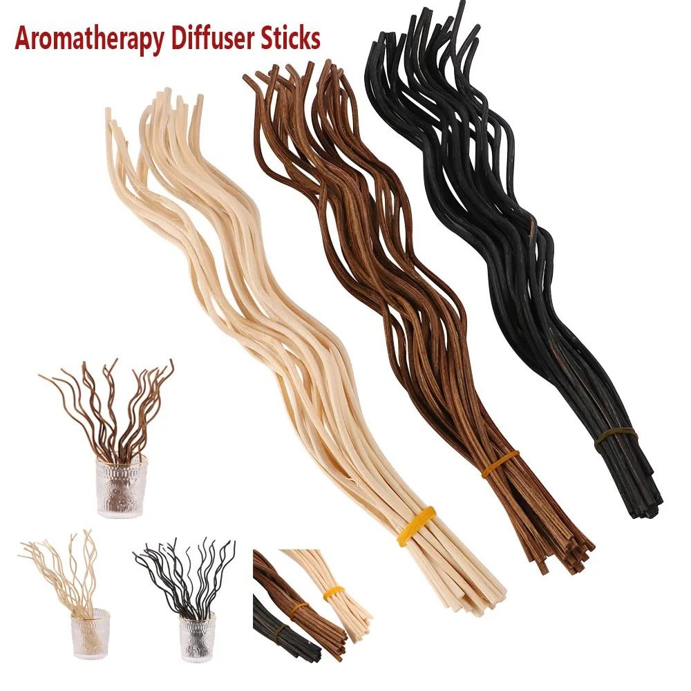 20Pcs Long Wavy Diffuser Stick - Home Fragrance Reed Diffuser Refill ulasan dan harga