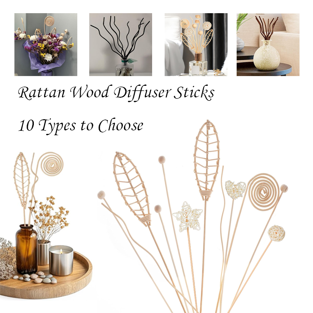 5/15Pcs Long Wavy Rattan Reed  - Home Fragrance Reed Diffuser Refill ulasan dan harga