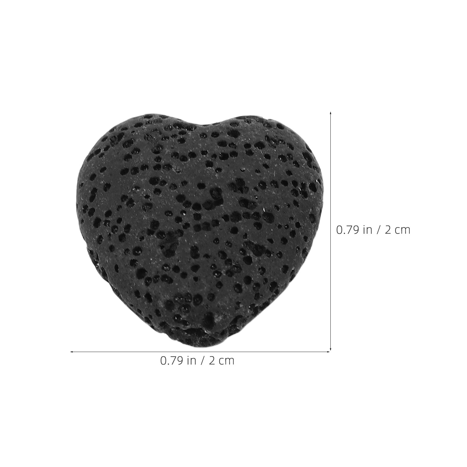 20Pcs Heart Volcanic Lava Rock - Home Fragrance Diffuser ulasan dan harga