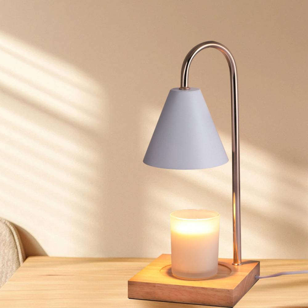 Modern Candle Warmer Lamp Wood - Home Fragrance Candles ulasan dan harga