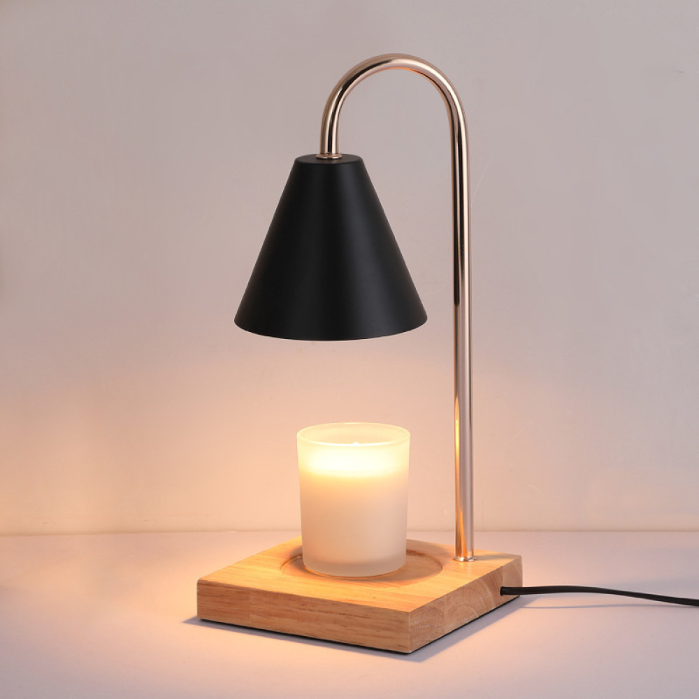 Modern Candle Warmer Lamp Wood - Home Fragrance Candles ulasan dan harga