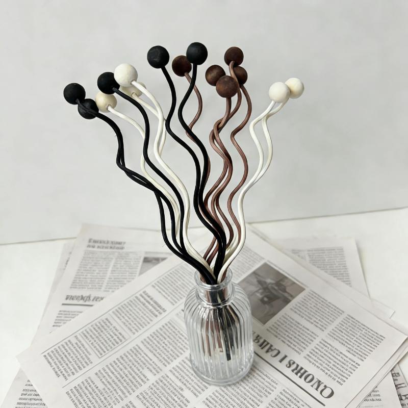 Wooden Bead Wave Shaped Rattan - Home Fragrance Reed Diffuser Refill ulasan dan harga