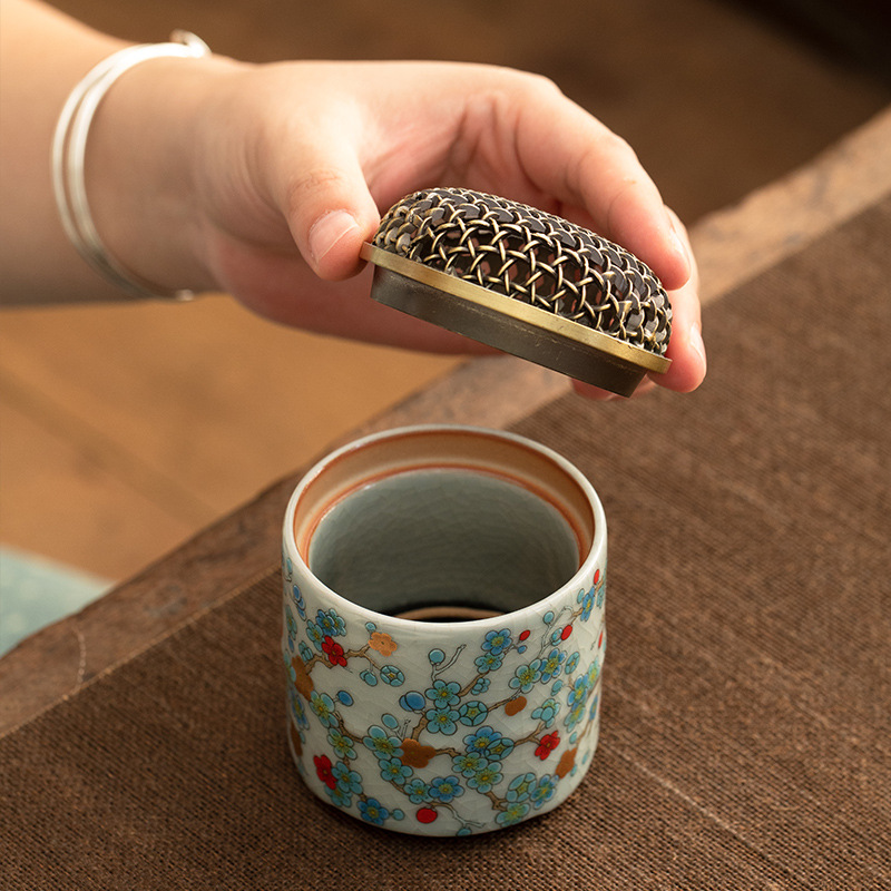 Retro Ru Kiln Ceramic Incense  - Home Fragrance Candles ulasan dan harga