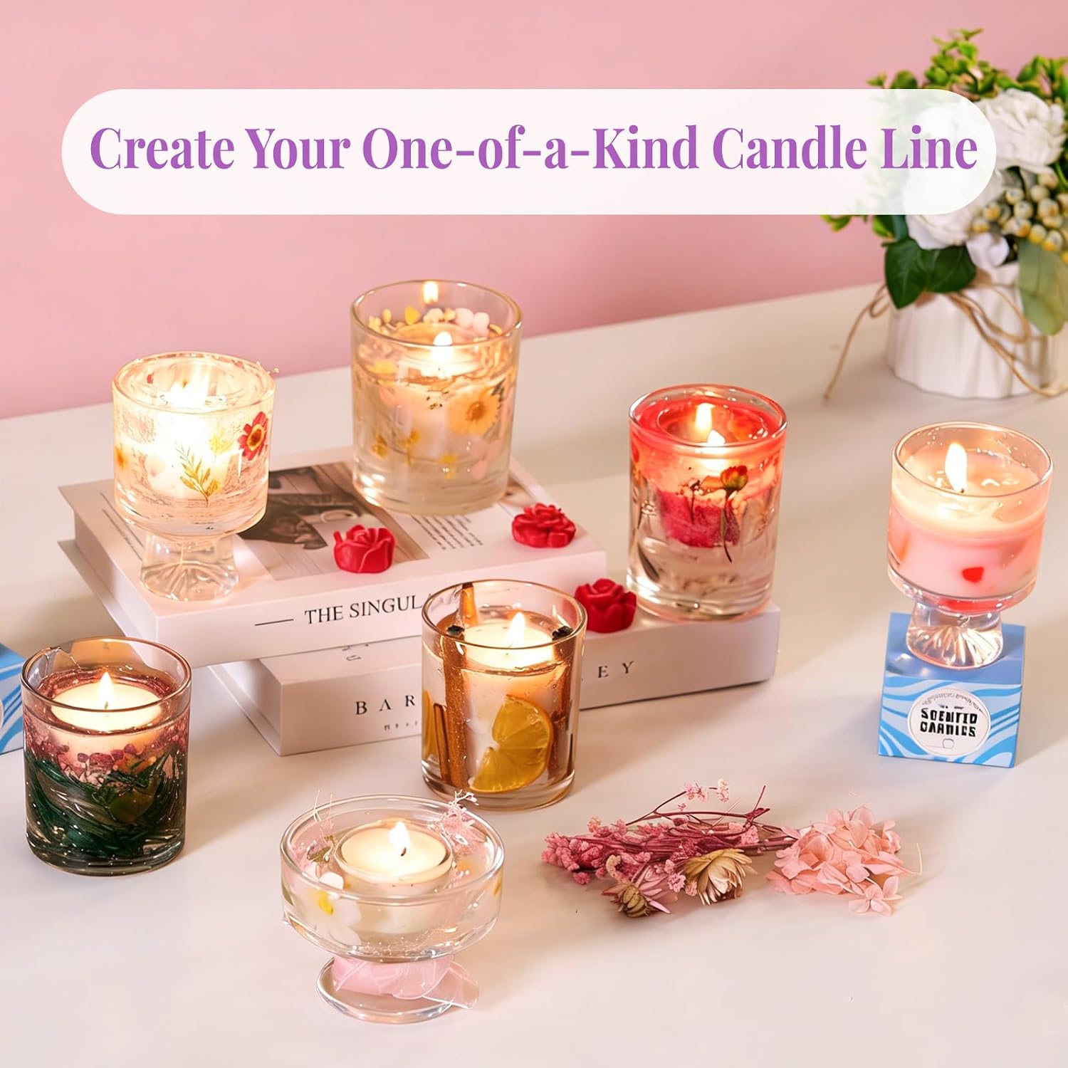 2-in-1 Soy & Jelly Wax DIY Can - Home Fragrance Candles ulasan dan harga
