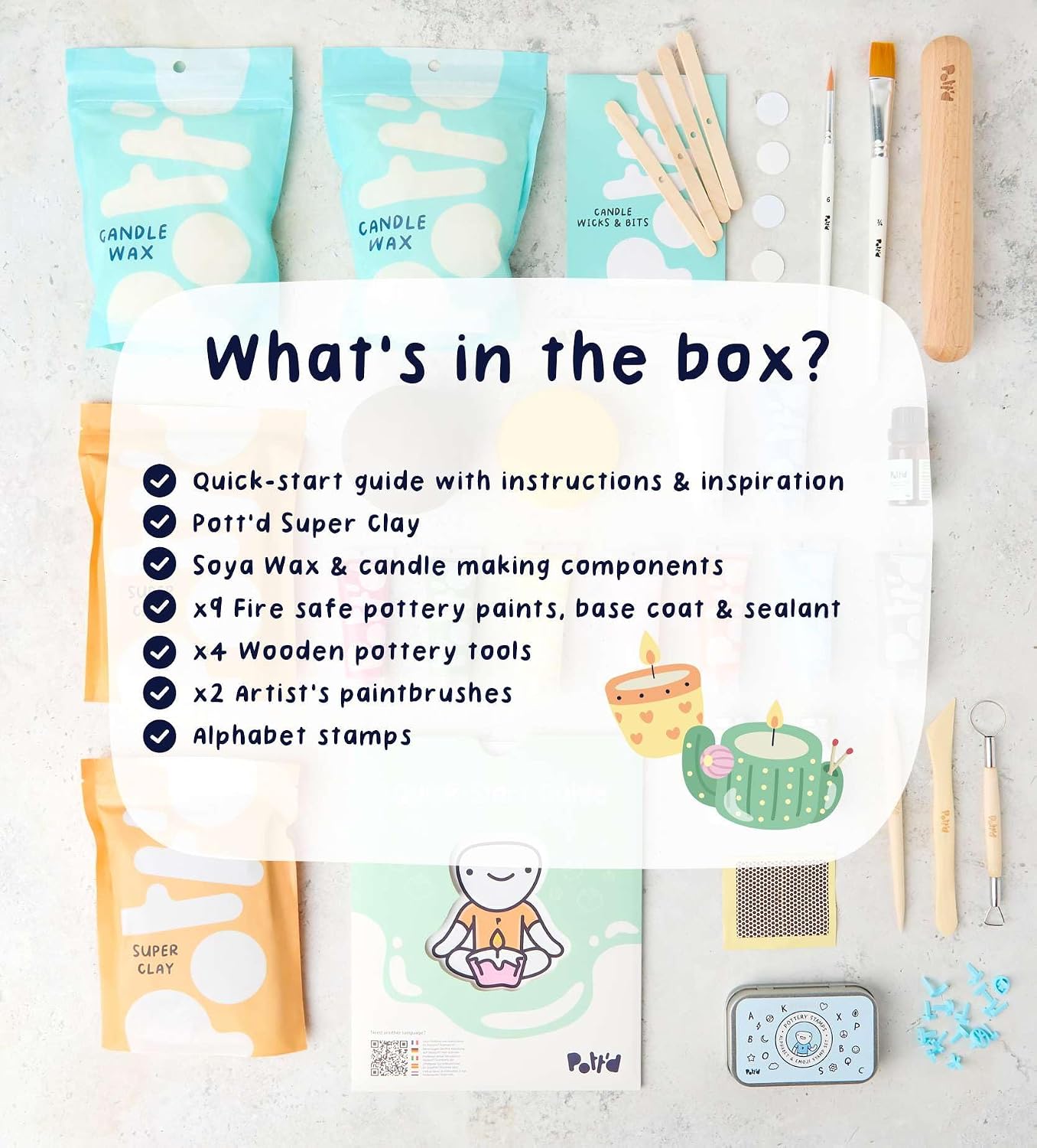 Home Pottery Candle Making Kit - Home Fragrance Candles ulasan dan harga