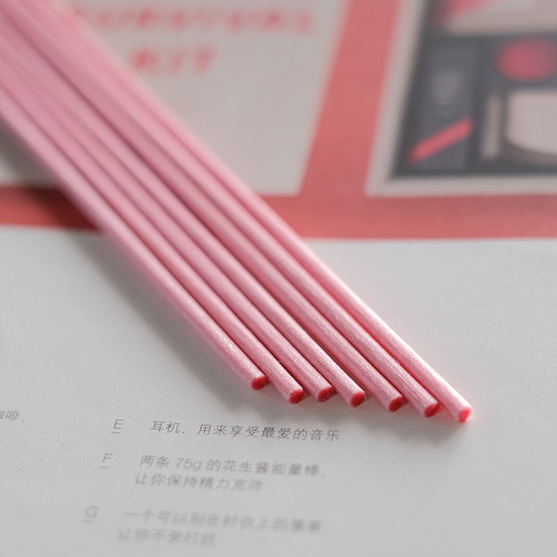 3mm/4mm 22cm Pink Fiber Rattan - Home Fragrance Reed Diffuser Refill ulasan dan harga