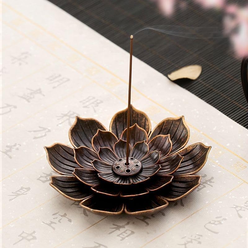 Alloy Incense Burner with 6 Ho - Home Fragrance Candles ulasan dan harga