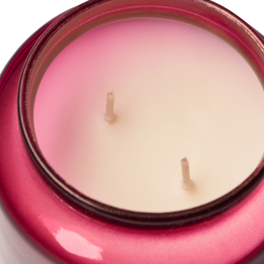Red Glass Jar Candle with Gold - Home Fragrance Candles ulasan dan harga