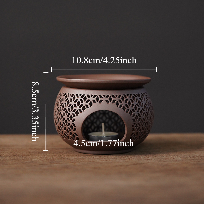 Ceramic Carved Incense Burner  - Home Fragrance Candles ulasan dan harga